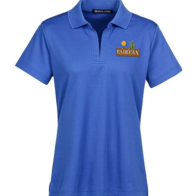 CrownLux Performance Plaited Polo - Ladies'