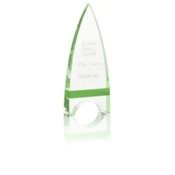 Crystal Crest Award - 8 inches