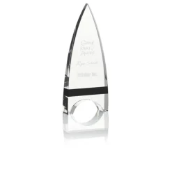Crystal Crest Award - 8 inches