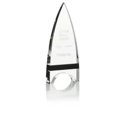 Crystal Crest Award - 8 inches