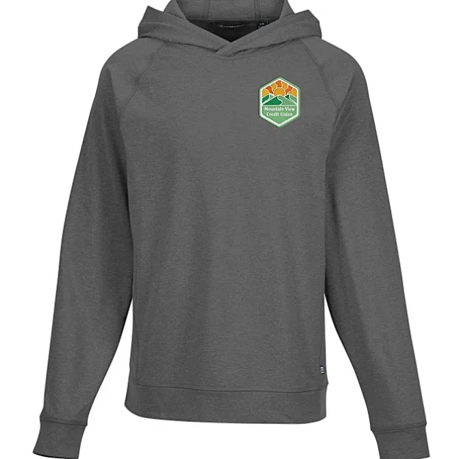 Cutter & Buck Adapt Knit Heather Hooded Pullover - Men's