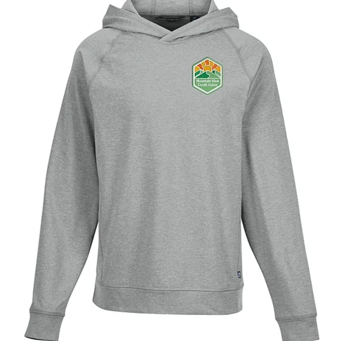 Cutter & Buck Adapt Knit Heather Hooded Pullover - Men's