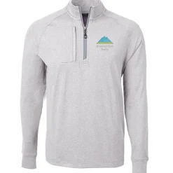 Cutter & Buck Adapt Knit Heather 1/4-Zip Pullover - Men's