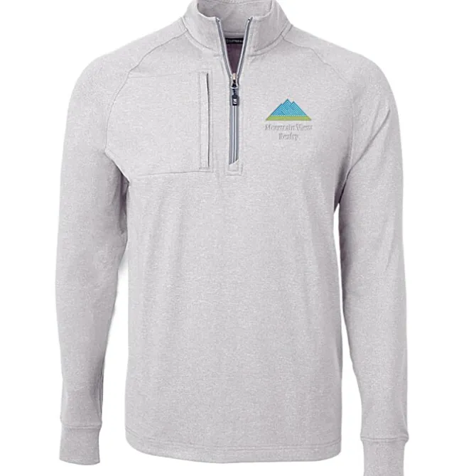 Cutter & Buck Adapt Knit Heather 1/4-Zip Pullover - Men's