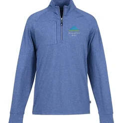 Cutter & Buck Adapt Knit Heather 1/4-Zip Pullover - Men's