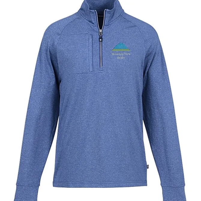 Cutter & Buck Adapt Knit Heather 1/4-Zip Pullover - Men's
