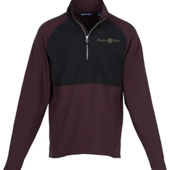 Cutter & Buck Adapt Knit Hybrid 1/4-Zip Pullover