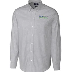 Cutter & Buck Epic Easy Care Stretch Oxford Stripe Shirt - Men's