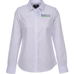 Cutter & Buck Epic Easy Care Stretch Oxford Stripe Shirt - Ladies'