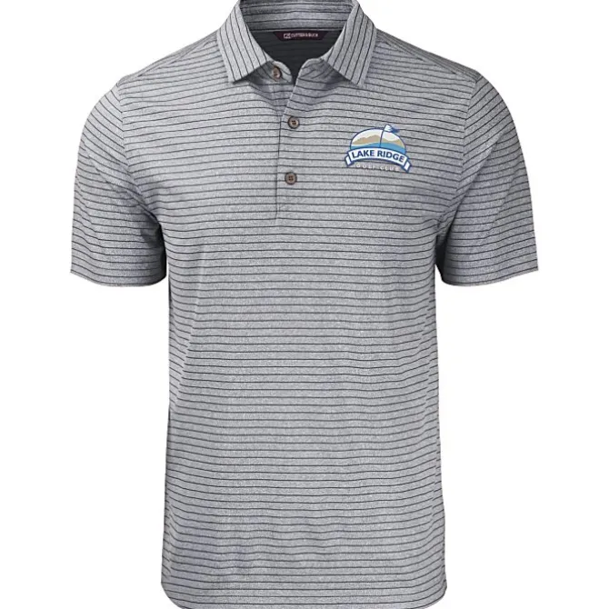Cutter & Buck Forge Heather Stripe Polo