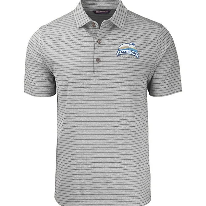 Cutter & Buck Forge Heather Stripe Polo