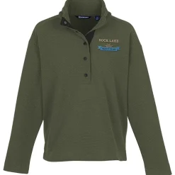 Cutter & Buck Hunt's Point Textured Fleece Snap Pullover - Ladies'
