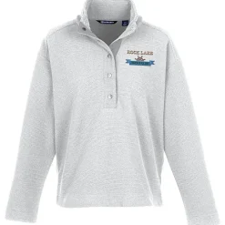 Cutter & Buck Hunt's Point Textured Fleece Snap Pullover - Ladies'