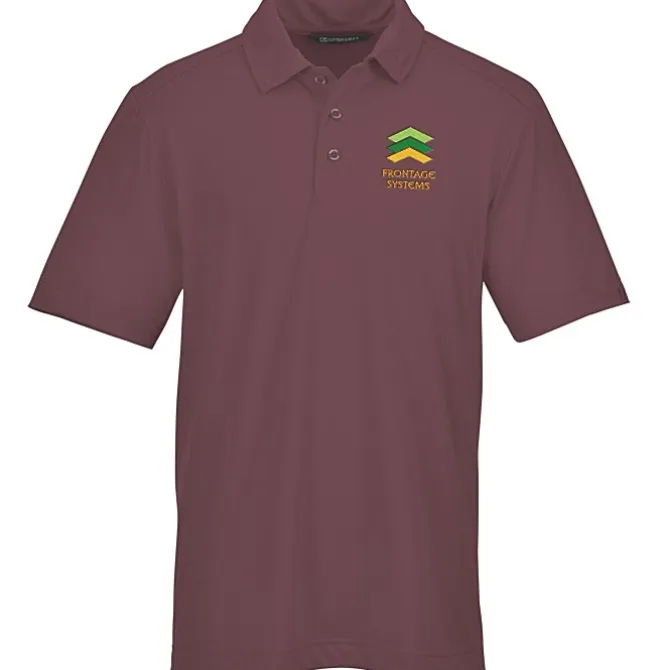 Cutter & Buck Prospect Textured Stretch Polo - Men's