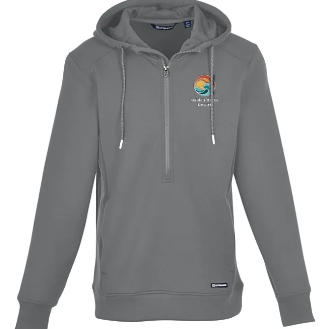 Cutter & Buck Roam 1/2-Zip Hooded Pullover