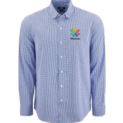 Cutter & Buck Skyline Gingham Dress Shirt - Men's