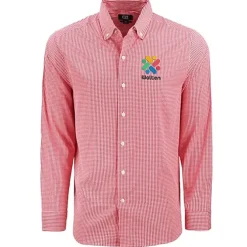 Cutter & Buck Skyline Gingham Dress Shirt - Men's