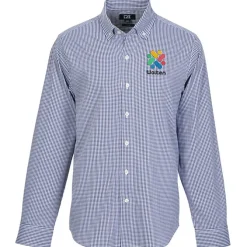 Cutter & Buck Skyline Gingham Dress Shirt - Men's