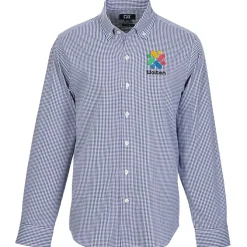 Cutter & Buck Skyline Gingham Dress Shirt - Men's