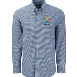 Cutter & Buck Skyline Gingham Dress Shirt - Men's