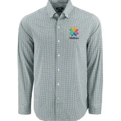 Cutter & Buck Skyline Gingham Dress Shirt - Men's