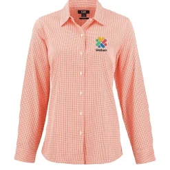 Cutter & Buck Skyline Gingham Dress Shirt - Ladies'