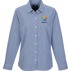 Cutter & Buck Skyline Gingham Dress Shirt - Ladies'
