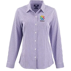 Cutter & Buck Skyline Gingham Dress Shirt - Ladies'