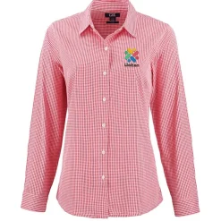 Cutter & Buck Skyline Gingham Dress Shirt - Ladies'