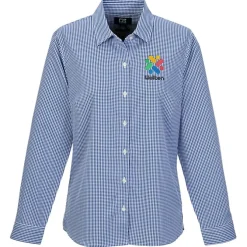 Cutter & Buck Skyline Gingham Dress Shirt - Ladies'