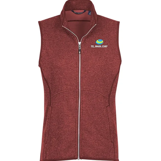 Cutter & Buck Sweater Knit Fleece Vest - Ladies'