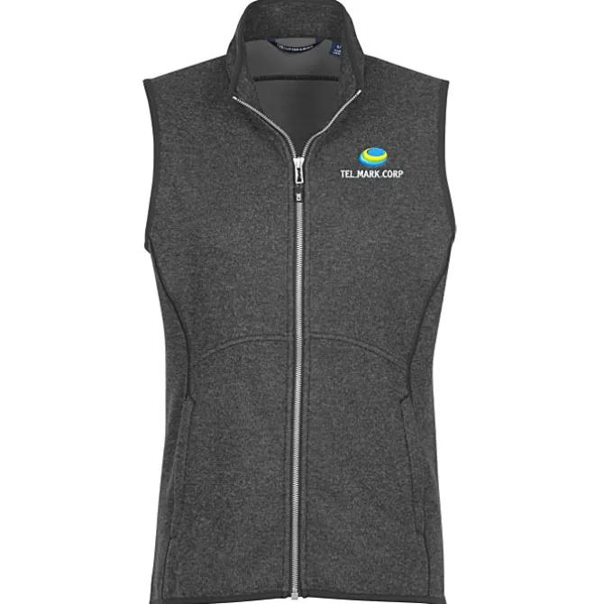 Cutter & Buck Sweater Knit Fleece Vest - Ladies'