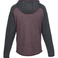 Cutter & Buck Sweater Knit Hooded Fleece Jacket - Men's
