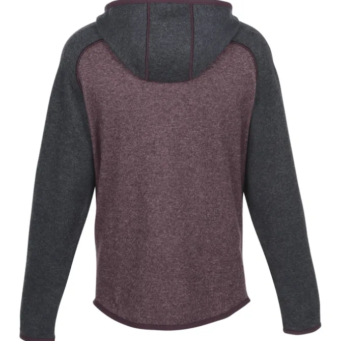 Cutter & Buck Sweater Knit Hooded Fleece Jacket - Men's