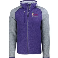 Cutter & Buck Sweater Knit Hooded Fleece Jacket - Men's