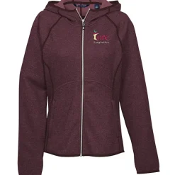 Cutter & Buck Sweater Knit Hooded Fleece Jacket - Ladies'