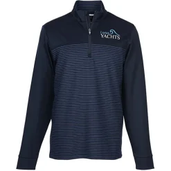 Cutter & Buck Traverse Stripe 1/2-Zip Pullover - Men's