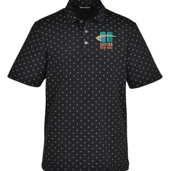 Cutter & Buck Virtue Pique Tile Print Polo