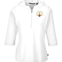 Cutter & Buck Virtue Pique 1/2-Zip Pullover Hoodie - Ladies'