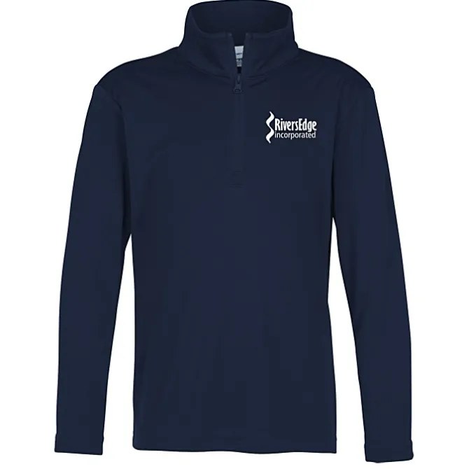 Defender Performance 1/4-Zip Pullover - Youth - Screen