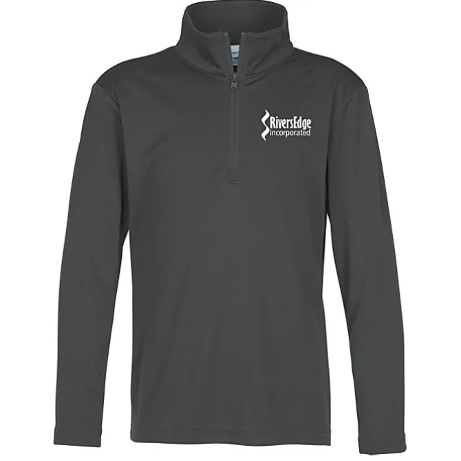 Defender Performance 1/4-Zip Pullover - Youth - Screen