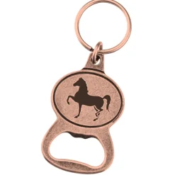 Delton Bottle Opener Keychain - Oval