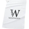 Deluxe Hemmed Golf Towel - White