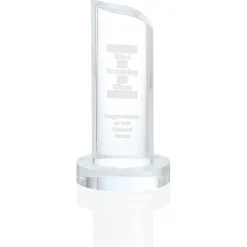 Dignify Crystal Award - 8 inches