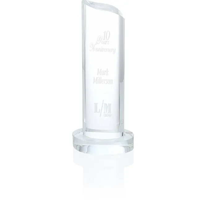 Dignify Crystal Award - 10 inches