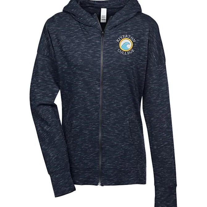 District Award Full-Zip Hoodie - Ladies' - Embroidered