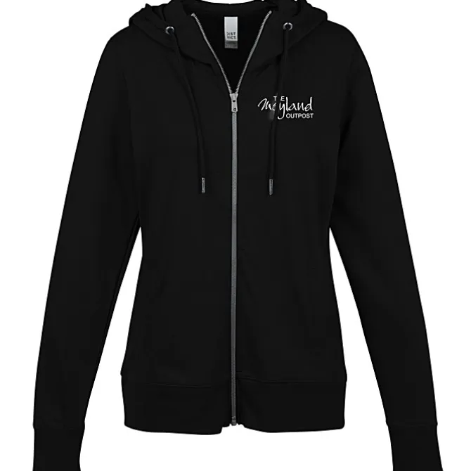 District Lightweight French Terry Full-Zip Hoodie - Ladies'