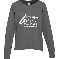 District Lightweight French Terry Crew Pullover - Ladies'