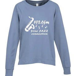District Lightweight French Terry Crew Pullover - Ladies'