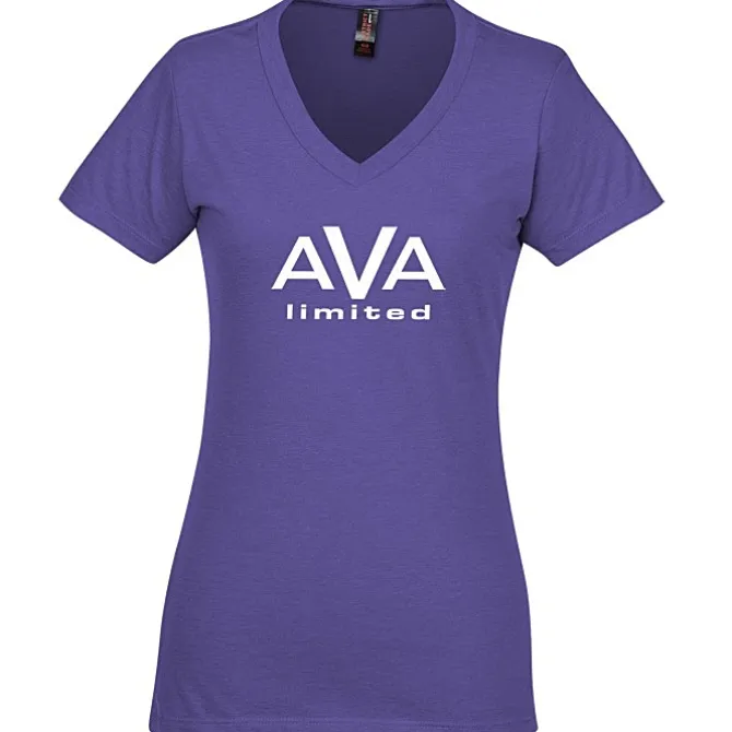 District Perfect Blend V-Neck T-Shirt - Ladies'